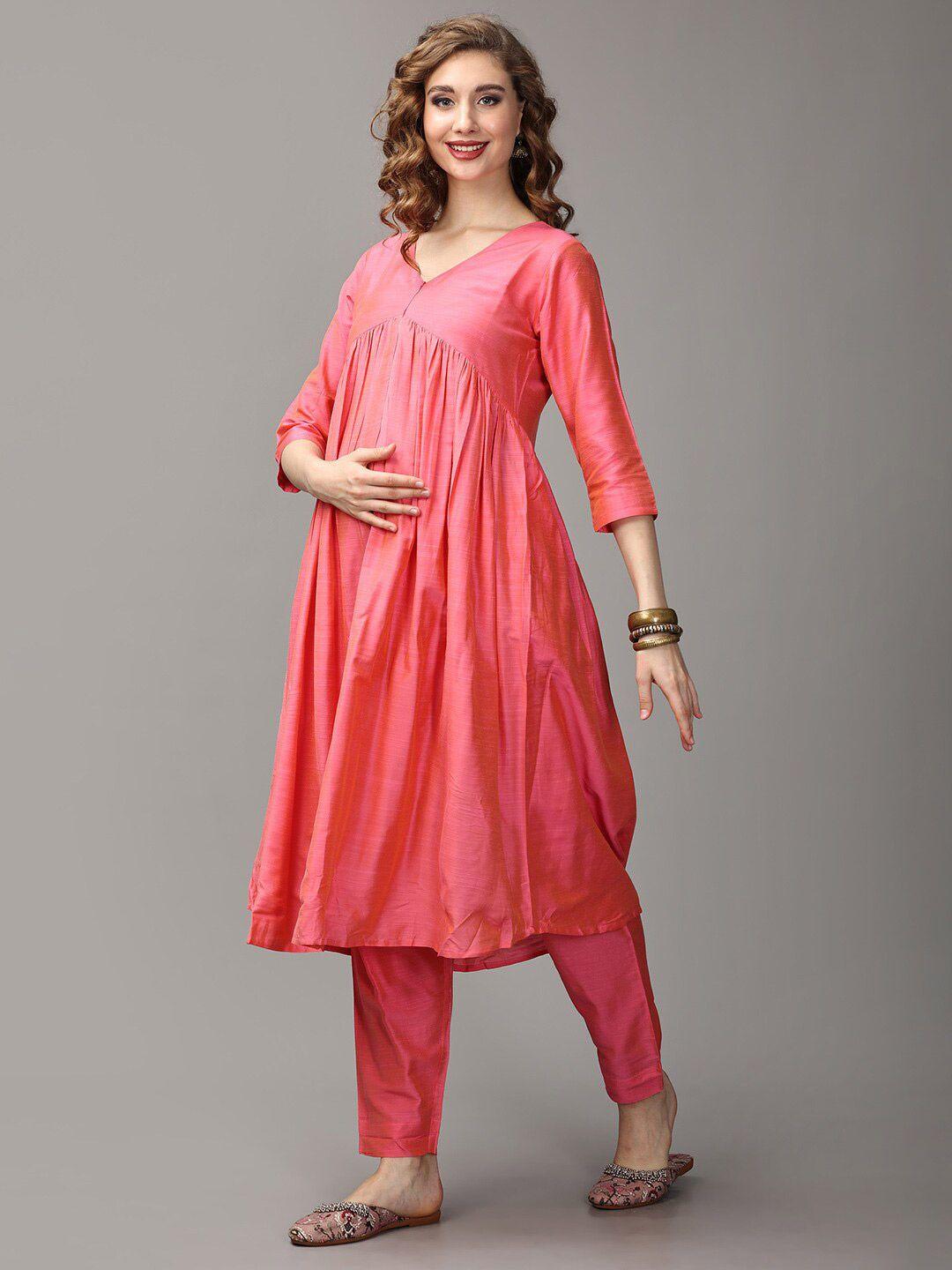 the mom store maternity empire kurta with salwar