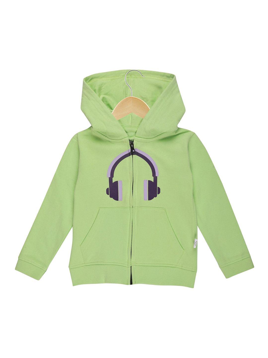 the mom store unisex kids fluorescent green hooded sweatshirt