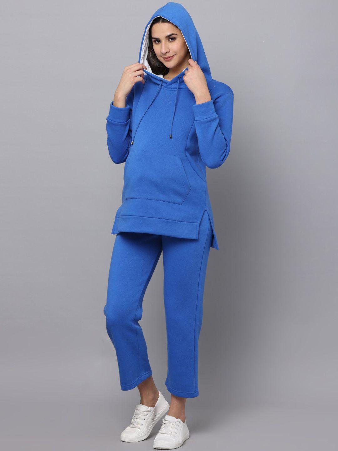 the mom store women maternity hooded track suit