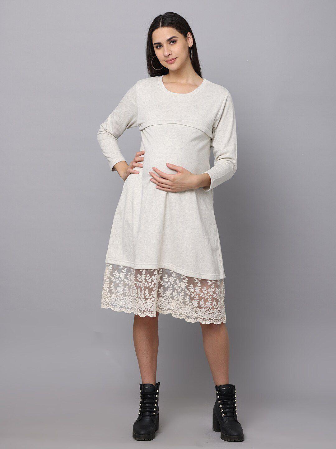 the mom store women maternity midi dress