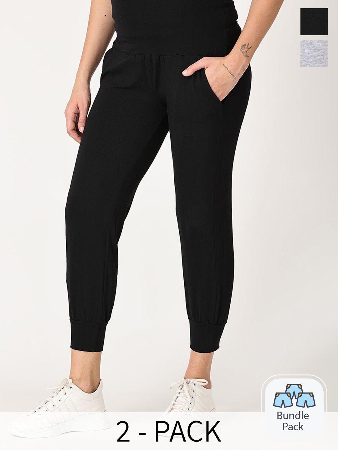 the mom store women pack of 2 maternity joggers