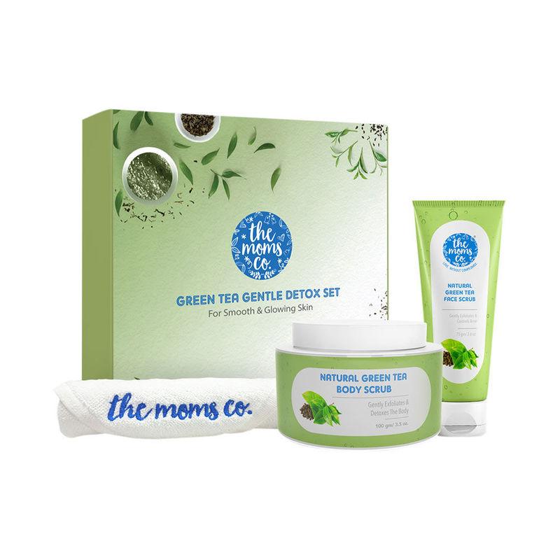 the moms co. green tea gentle detox set - pack of 2