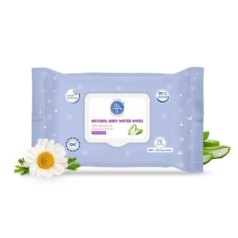 the moms co. natural baby water wipes