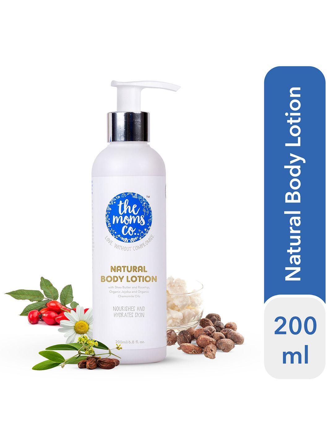 the moms co. natural body lotion with shea butter - 200 ml