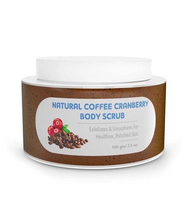 the moms co. natural coffee cranberry body scrub - 100 gm