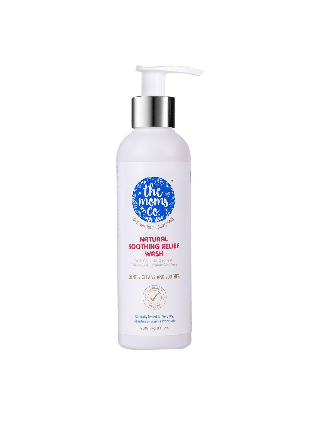 the moms co. sustainable natural soothing relief baby body wash 200 ml
