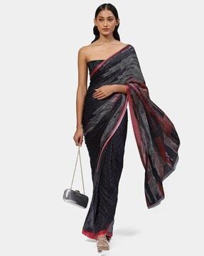 the nebula nocturne saree