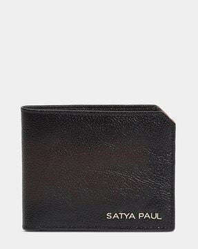 the old school genuine leather bi-fold wallet