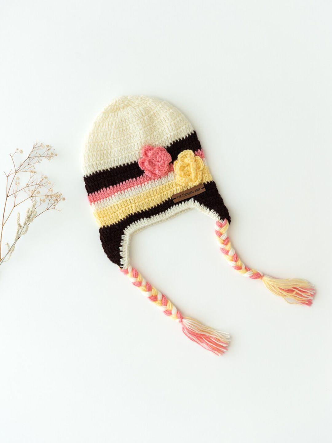 the original knit infant girls acrylic beanie