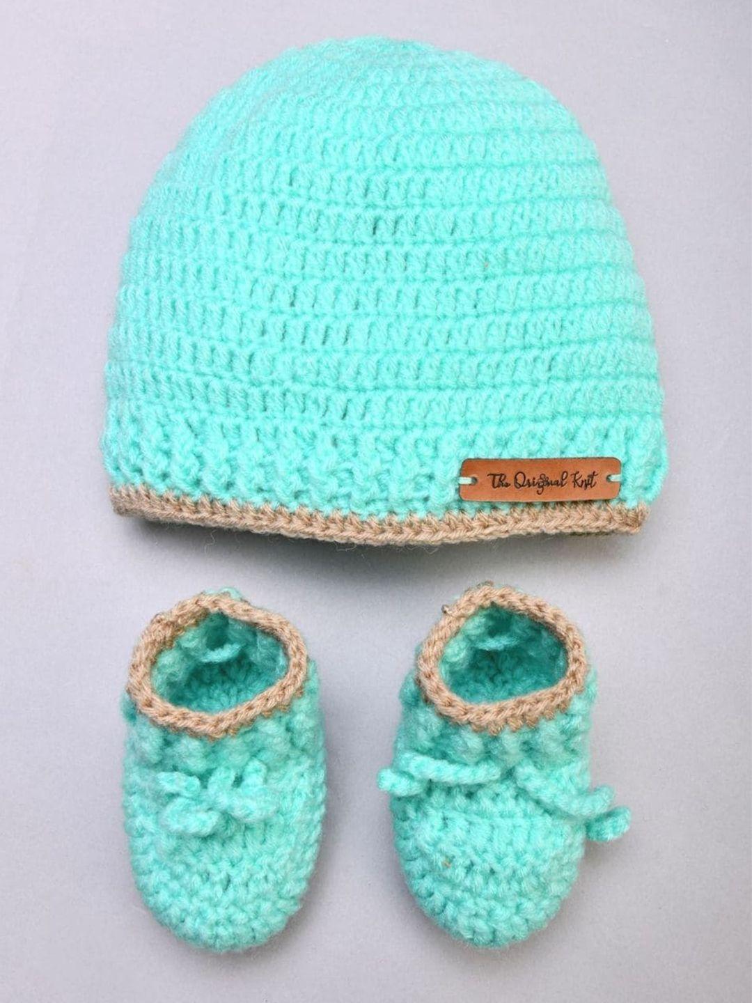 the original knit infants self design acrylic beanie & socks