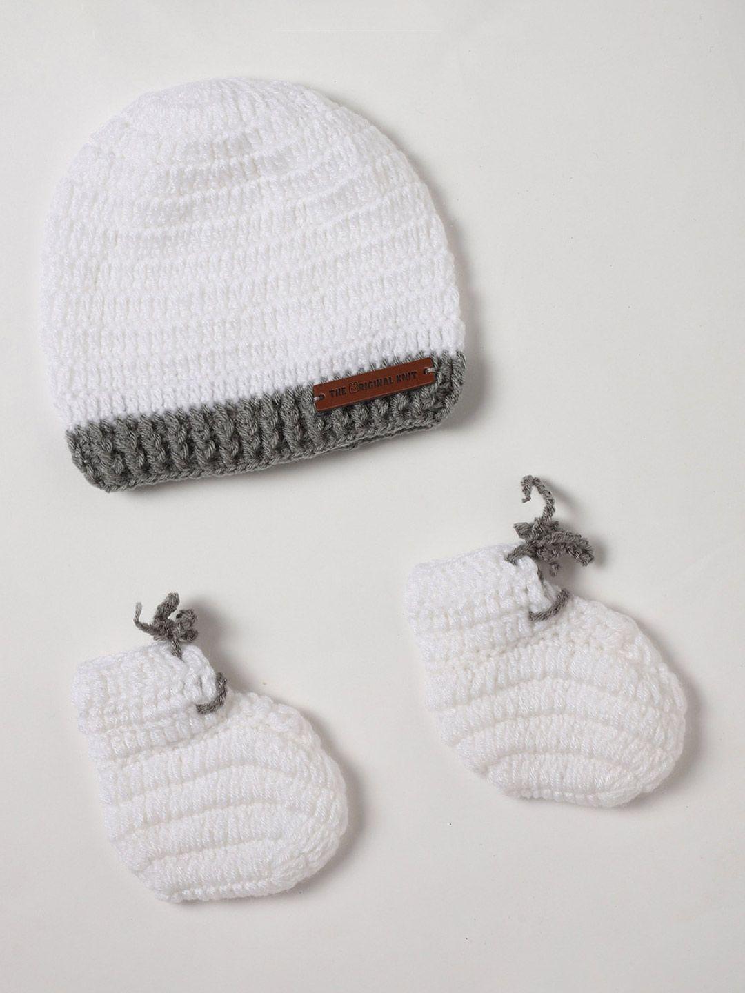 the original knit infants self design acrylic crochet beanie cap with socks