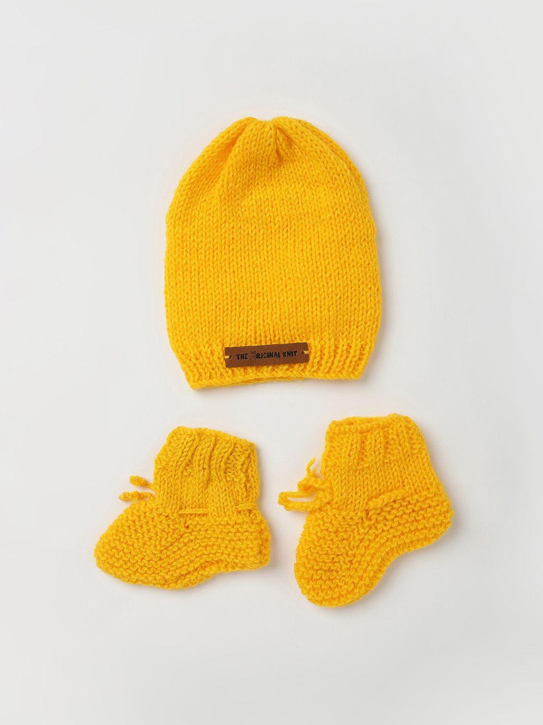 the original knit infants self design beanie with socks