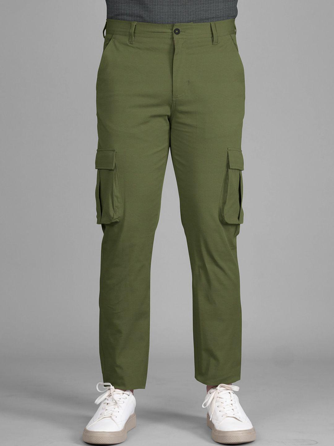 the pant project men cotton tailored slim fit cargos trousers
