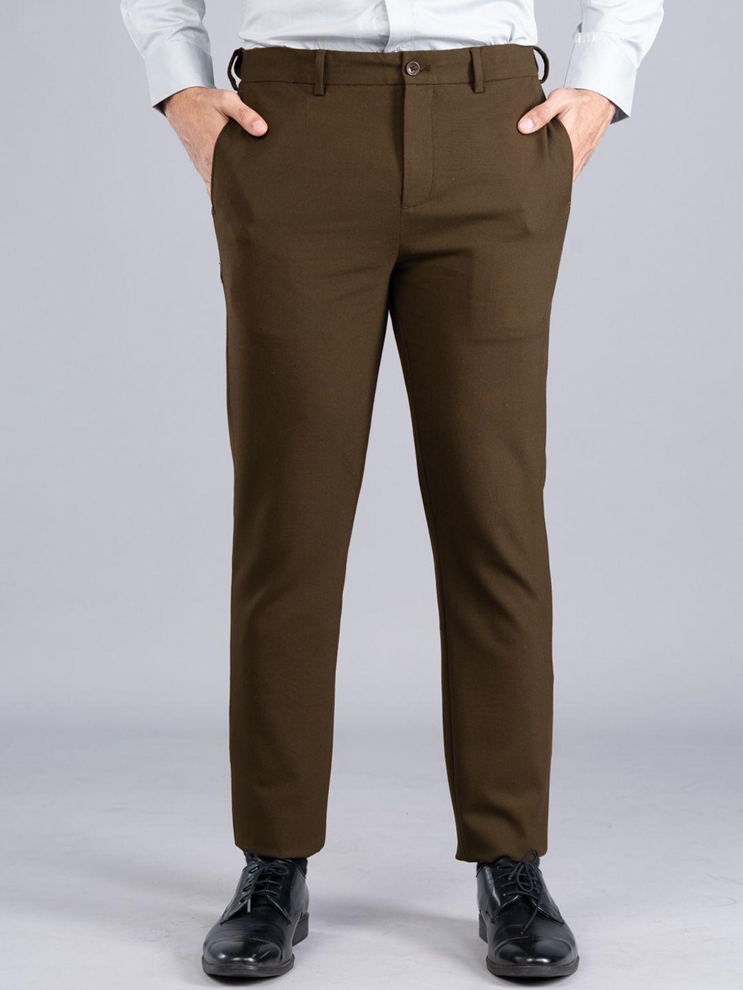 the pant project men tailored slim fit wrinkle free trousers