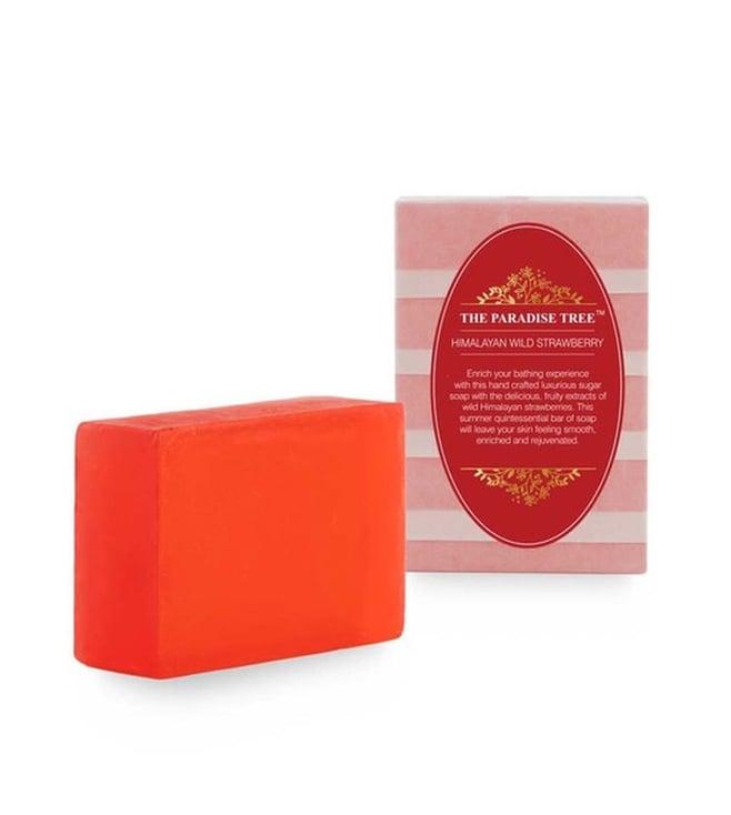 the paradise tree's himalayan strawberry sugar soap - 100 gm