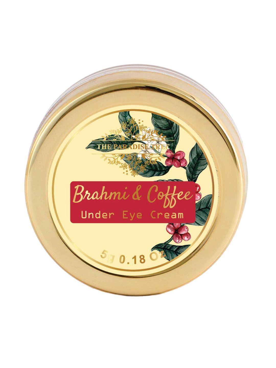 the paradise tree brahmi & coffee under eye cream 5 gm