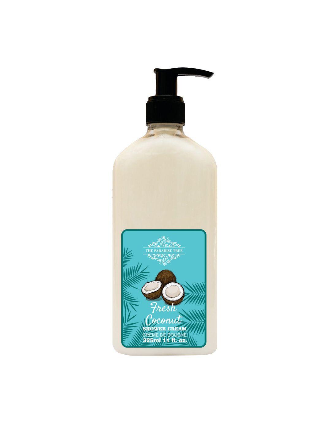 the paradise tree fresh coconut shower cream