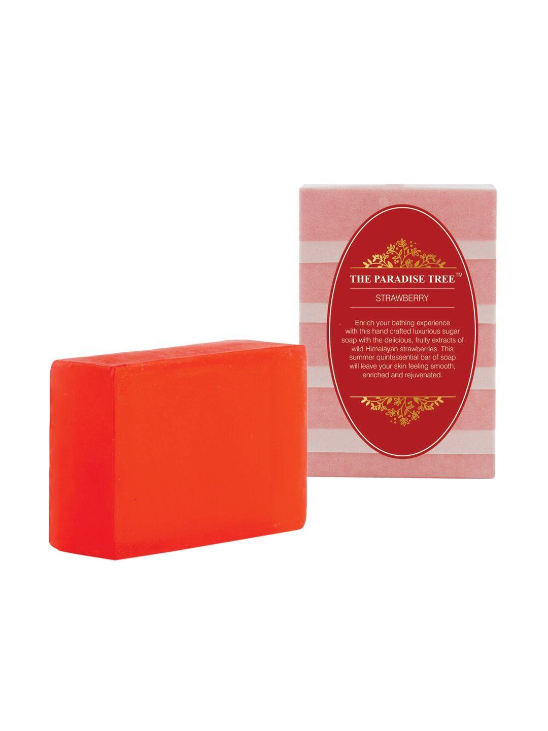 the paradise tree himalayan strawberry sugar soap bar