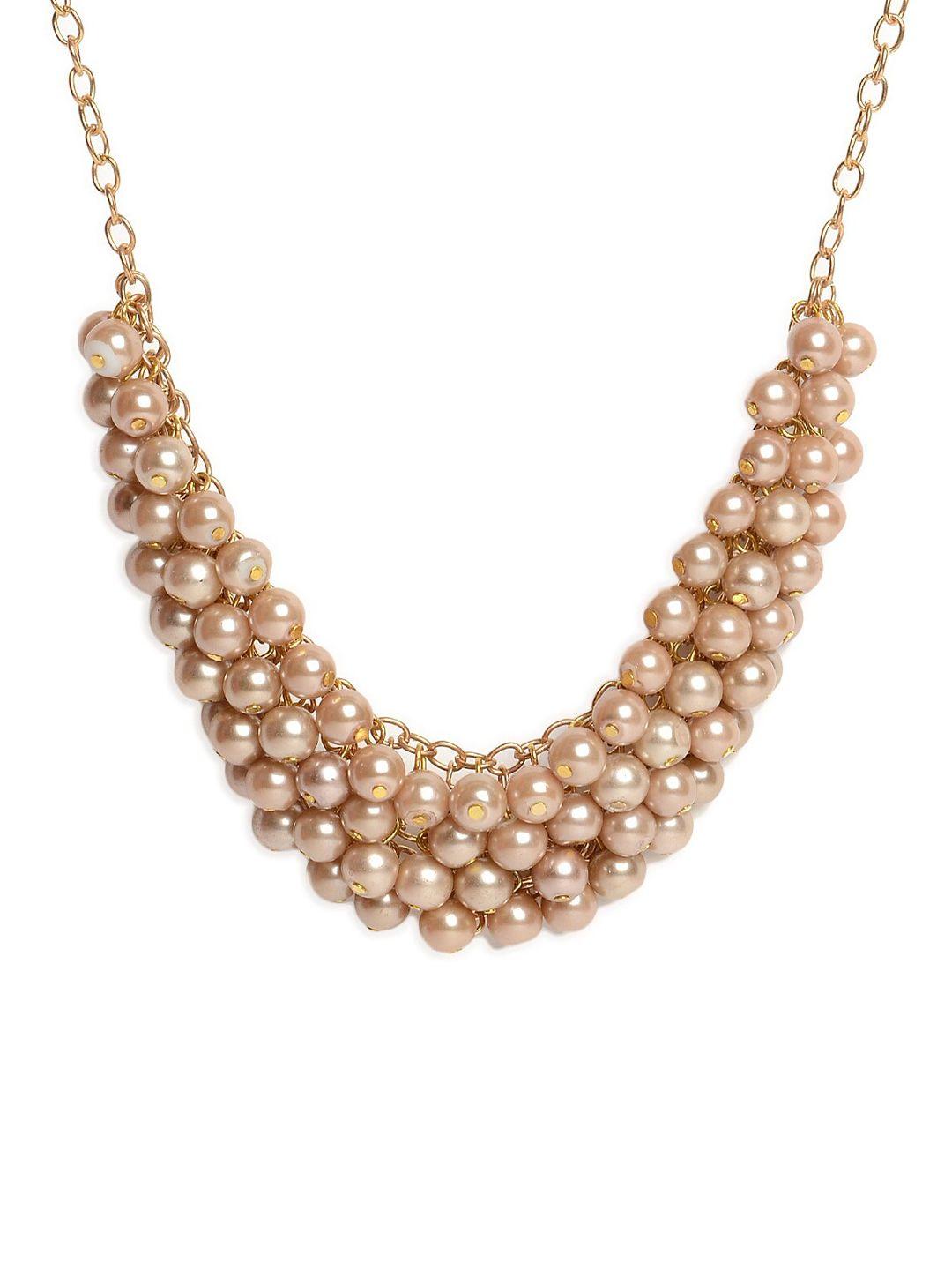 the pari gold-plated falling pearl chain