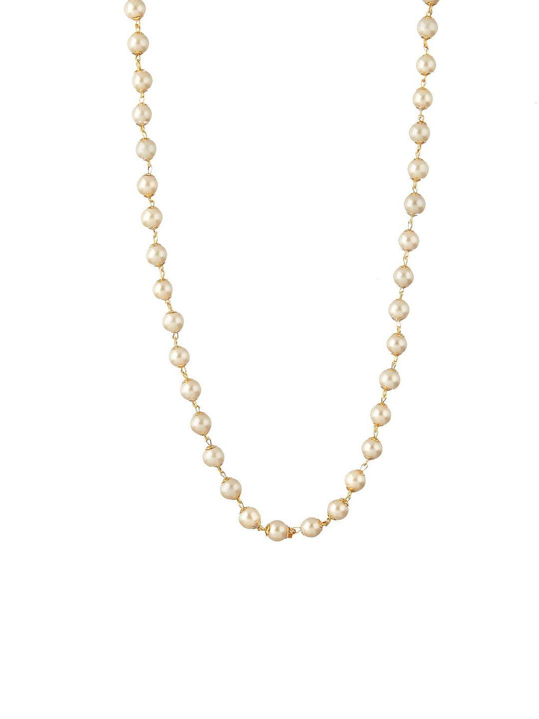 the pari gold-plated pearl beaded chain