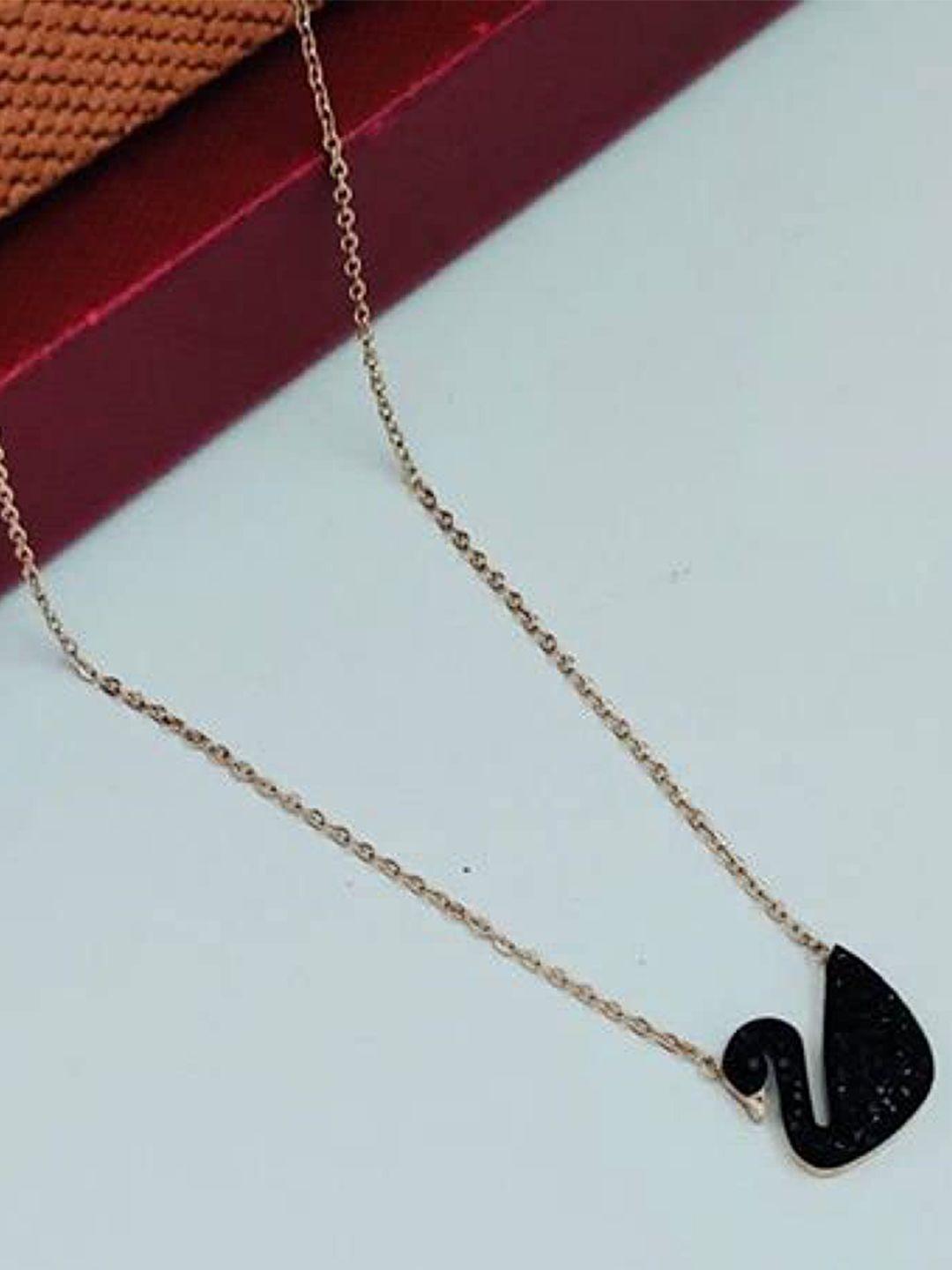 the pari rhodium-plated duck necklace