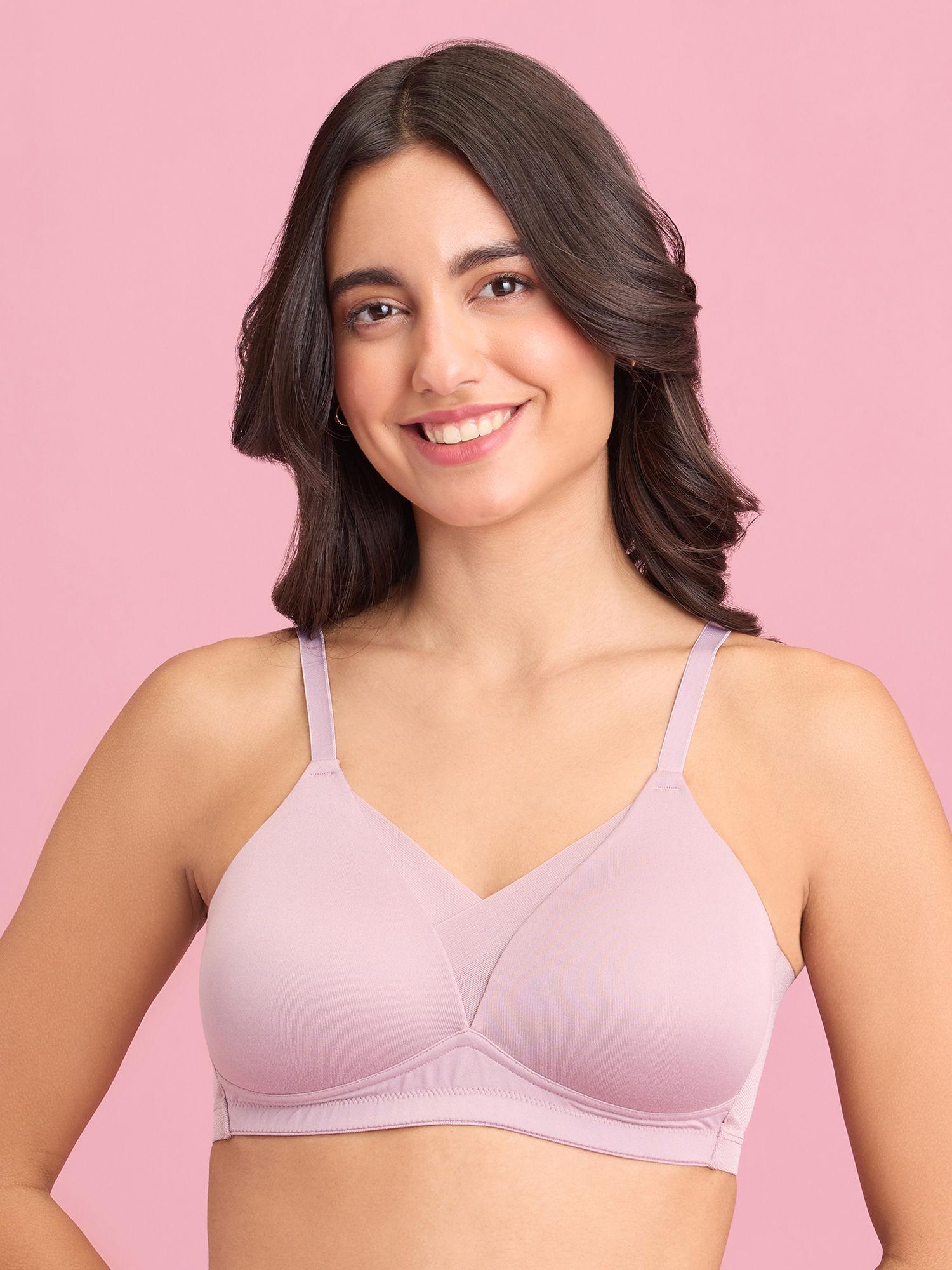 the perfect shaping infinity mesh padded bra-nyb202 elderberry pink