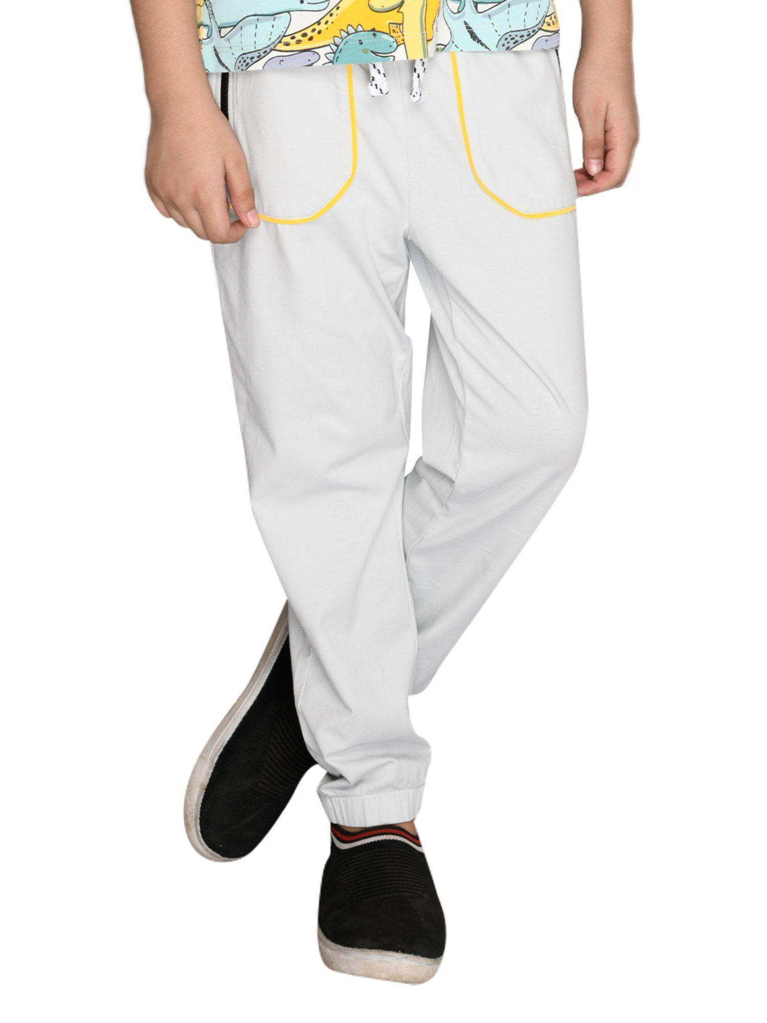 the raro joggers plain white