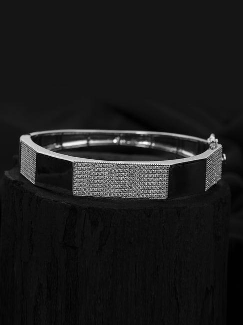 the real effect london 800 silver bangle for women