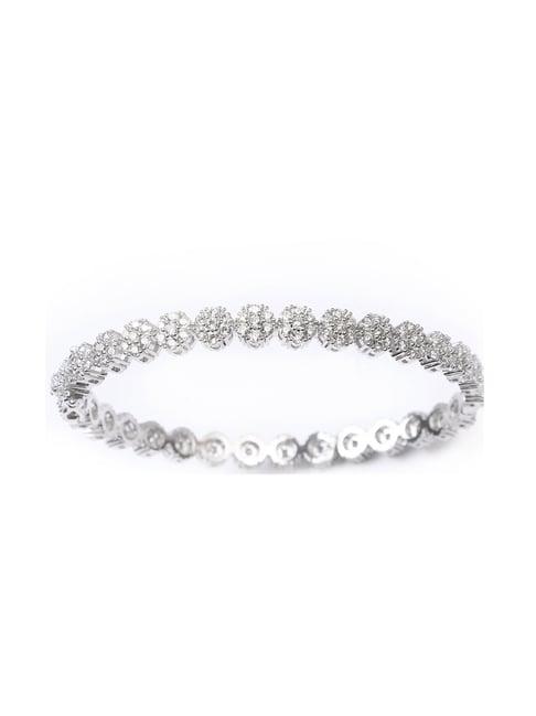 the real effect london 800 silver cz bracelet for women