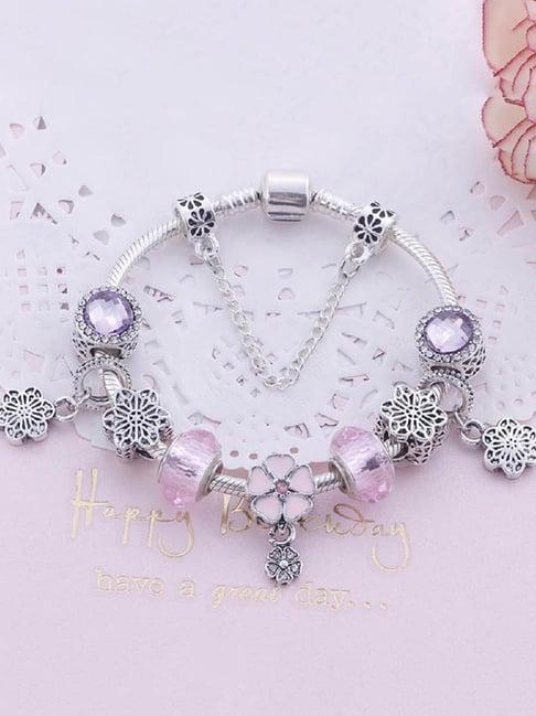 the real effect london 800 silver cz bracelet for women