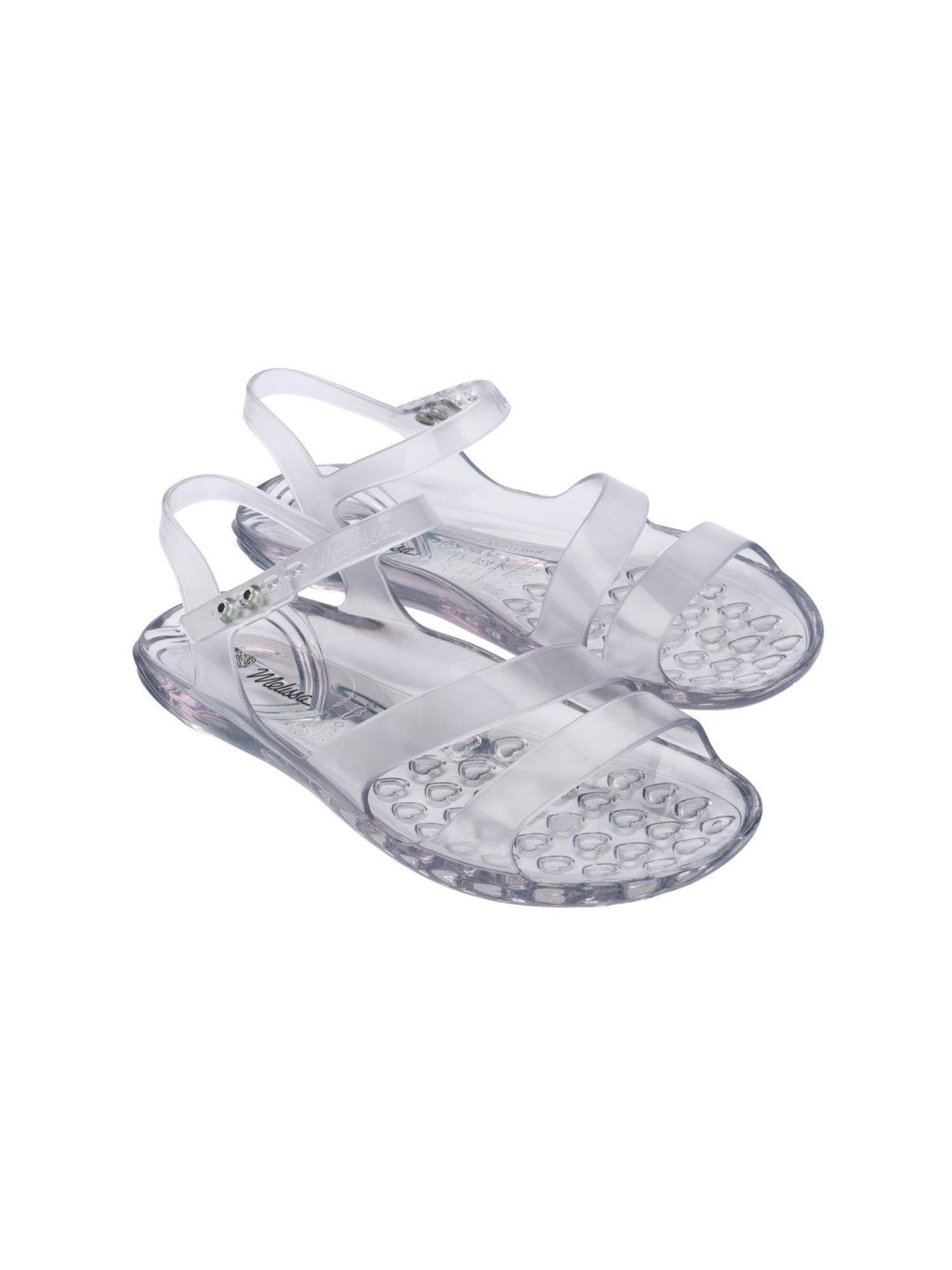 the real jelly ad clear solid sandals