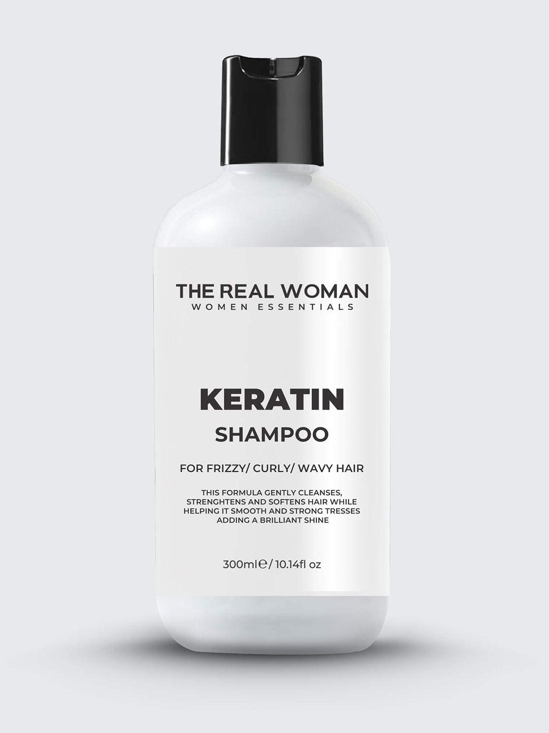 the real woman keratin shampoo - 300ml