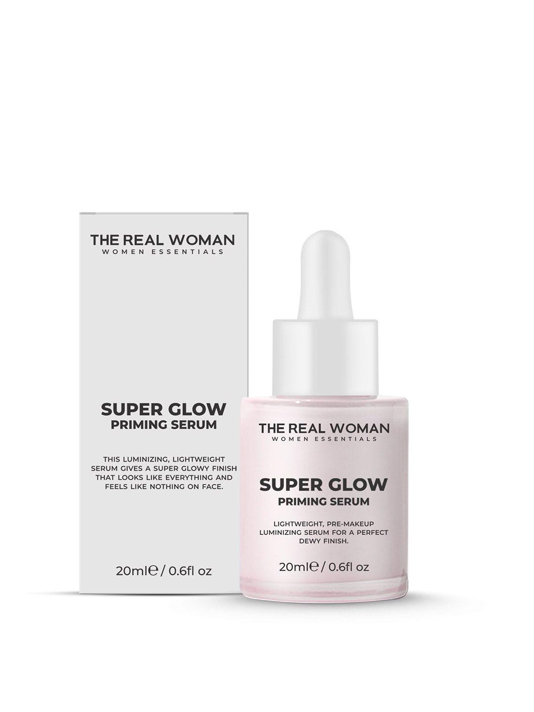 the real woman super glow lightweight priming serum with vitamin e 20ml - aurora