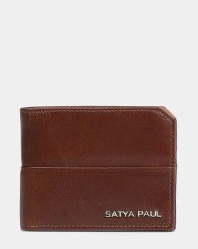 the retro genuine leather bi-fold wallet