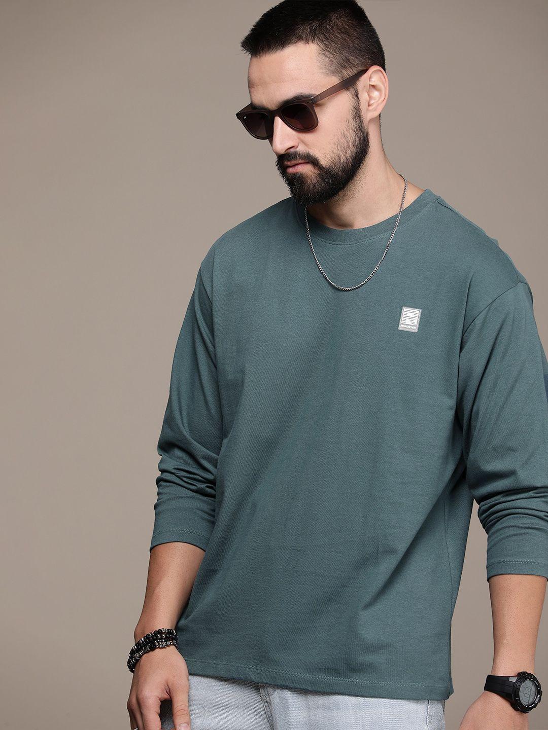 the roadster life co. drop-shoulder pure cotton t-shirt