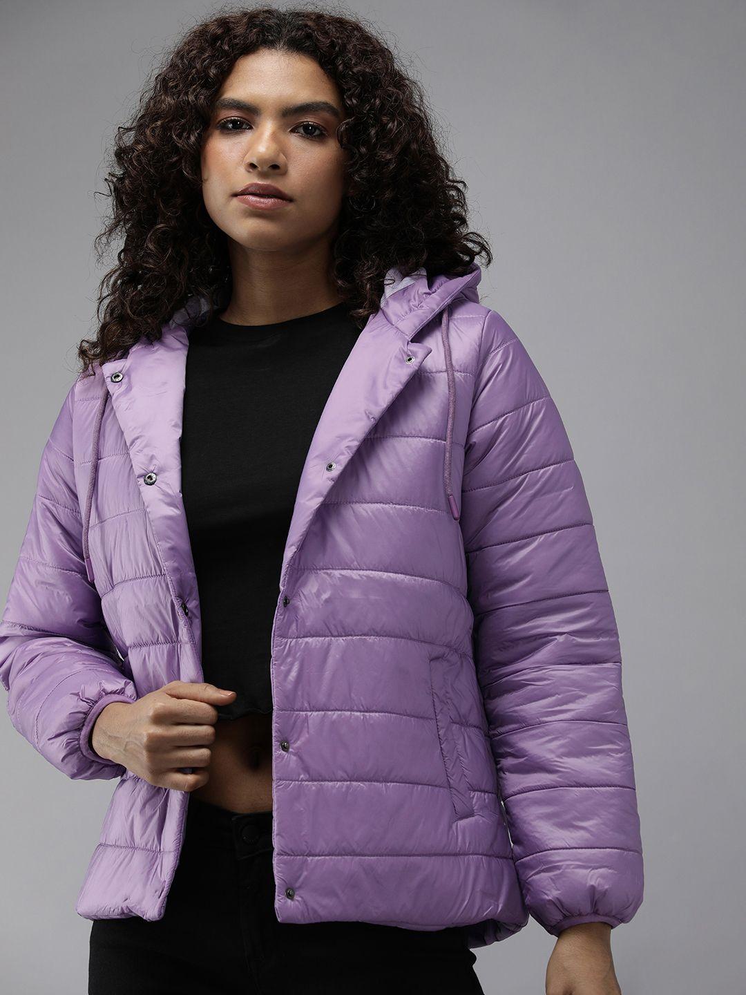 the roadster life co. women hooded padded jacket