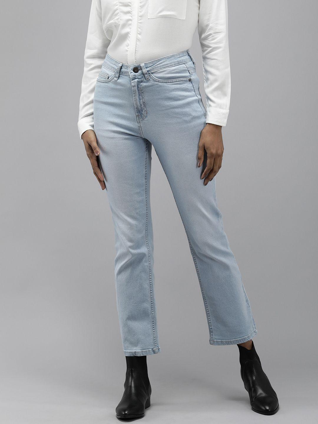 the roadster life co. women straight fit stretchable jeans