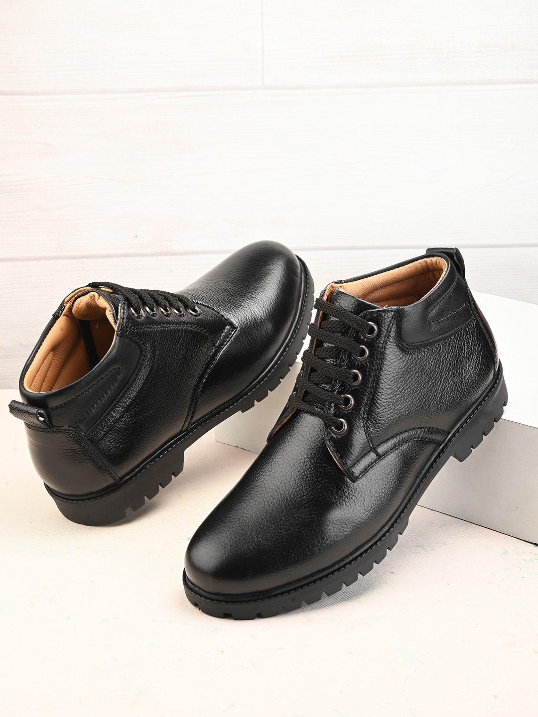 the roadster lifestyle co men  leather heeled boots