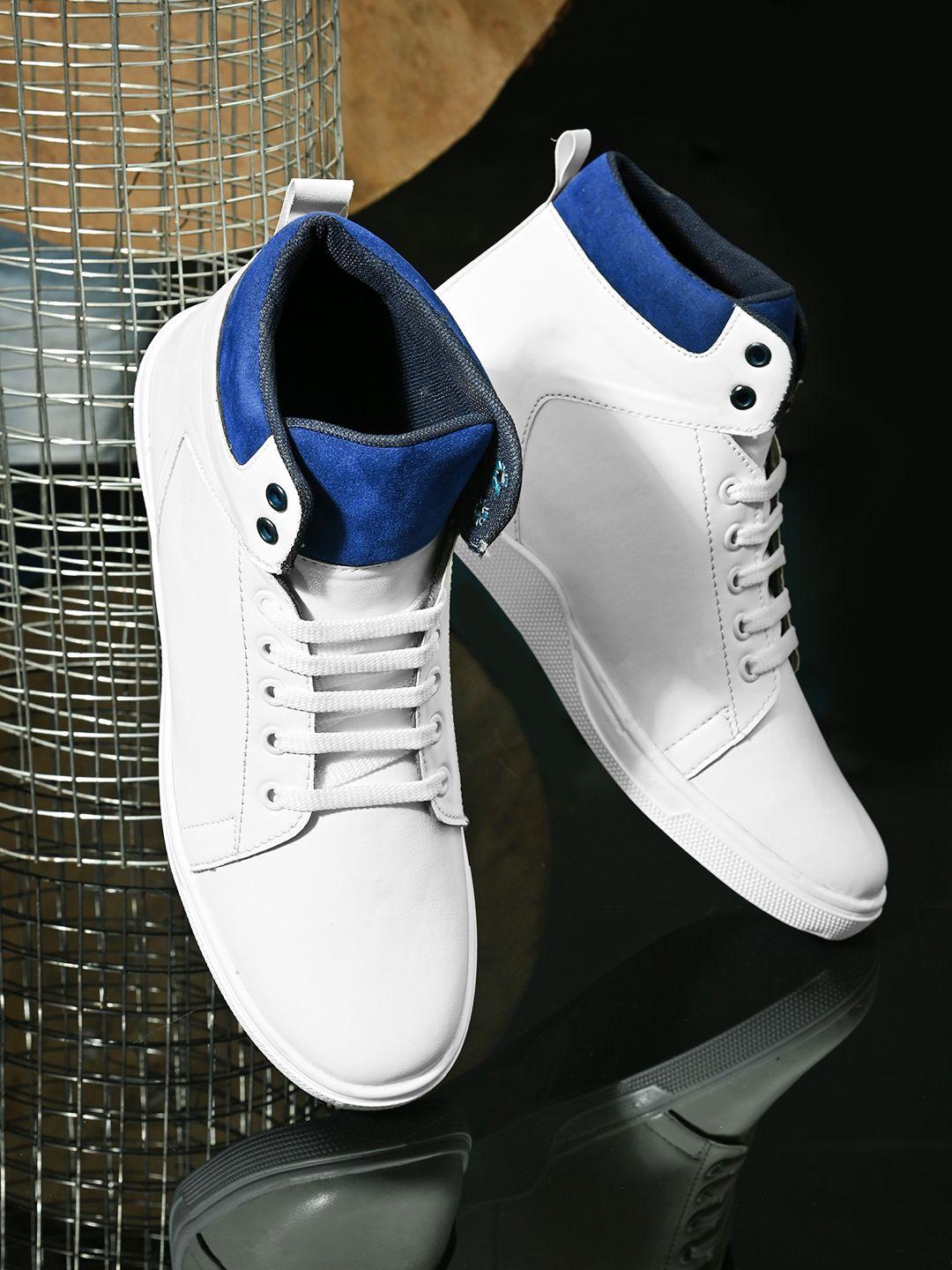 the roadster lifestyle co men white casual sneakers