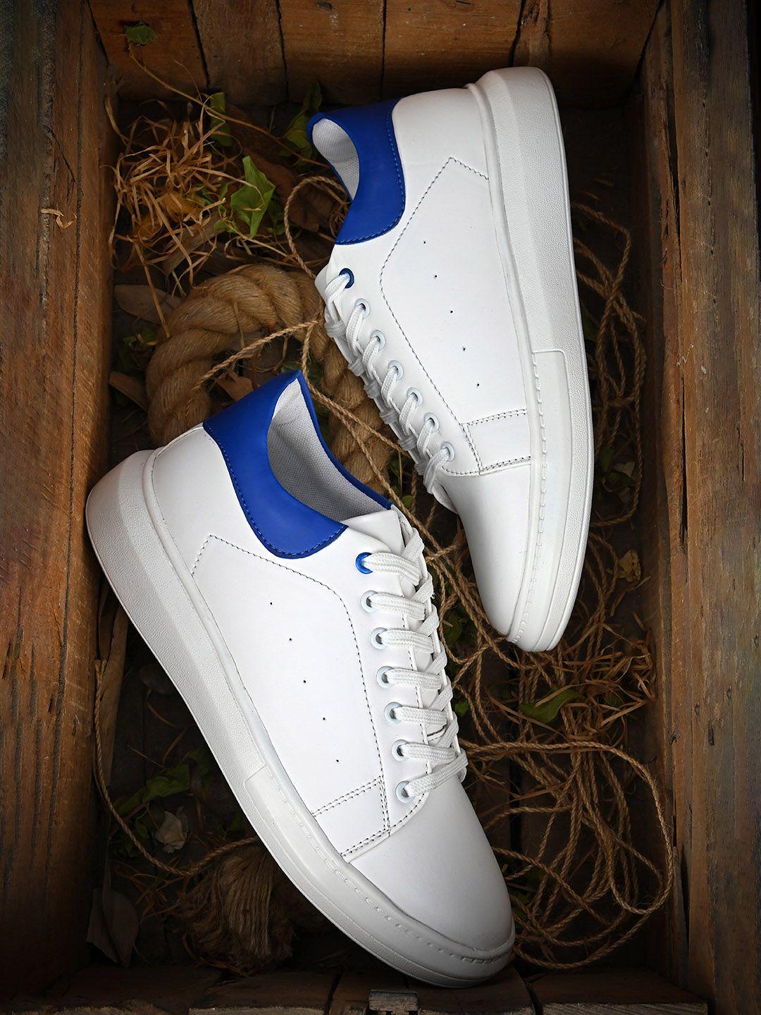 the roadster lifestyle co men white sneakers