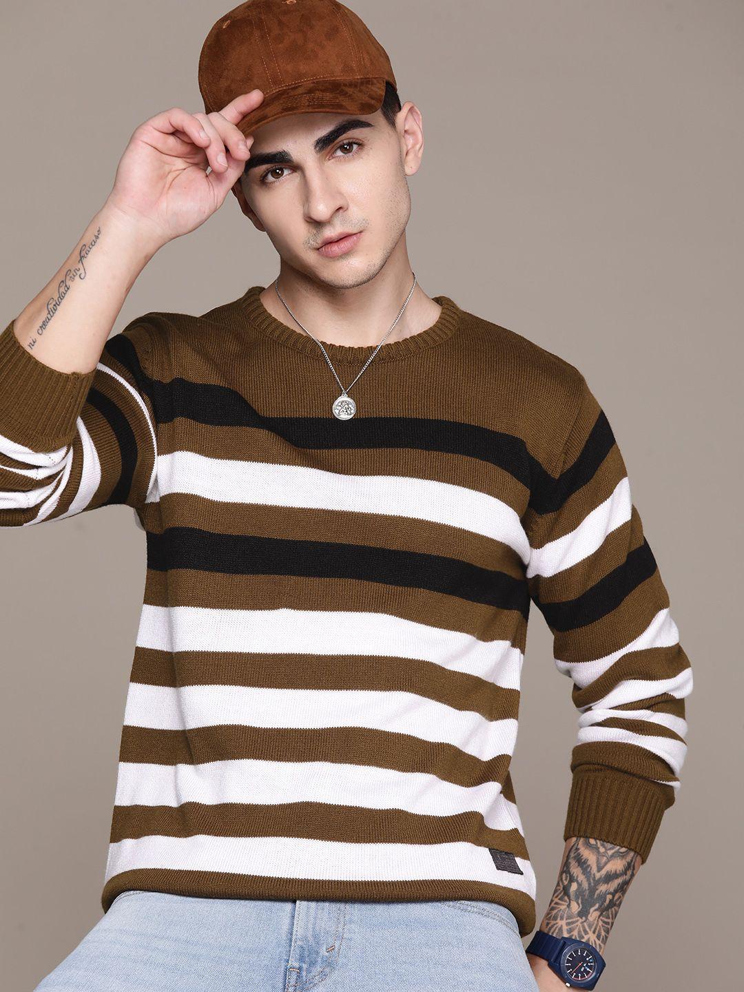 the roadster lifestyle co. acrylic striped pullover