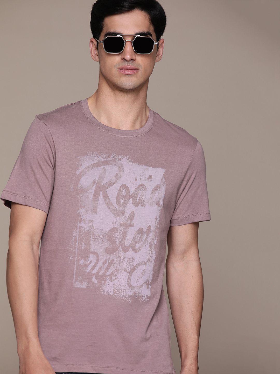 the roadster lifestyle co. brand logo print pure cotton t-shirt