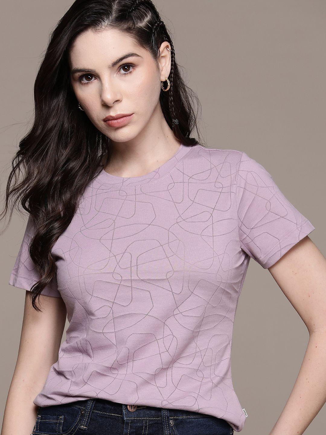 the roadster lifestyle co. geometric printed t-shirt