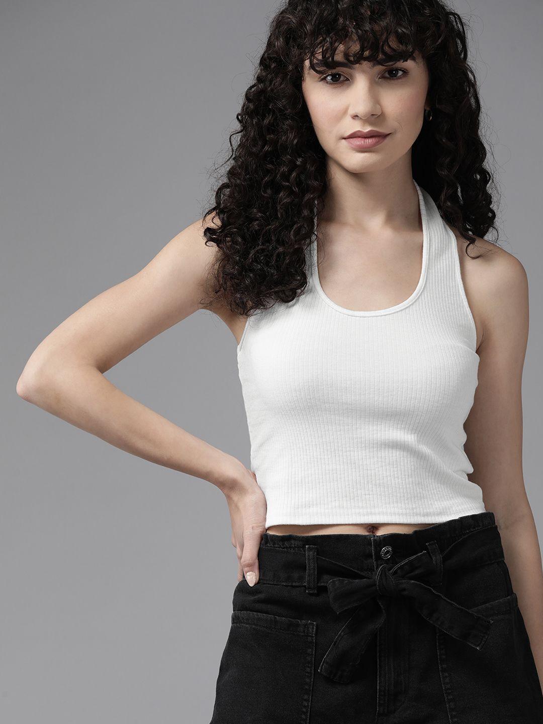 the roadster lifestyle co. halter neck solid top