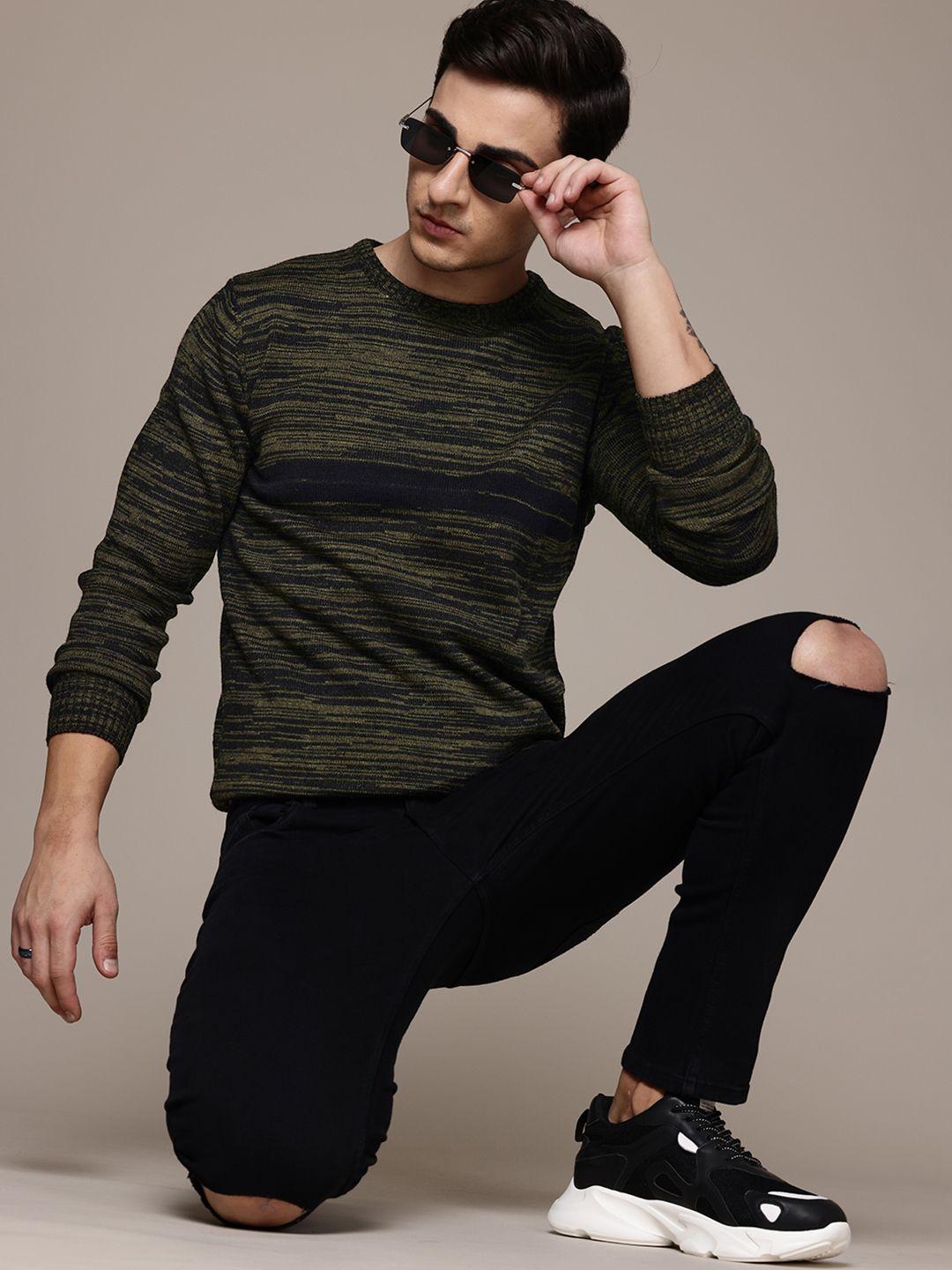 the roadster lifestyle co. melange round neck pullover