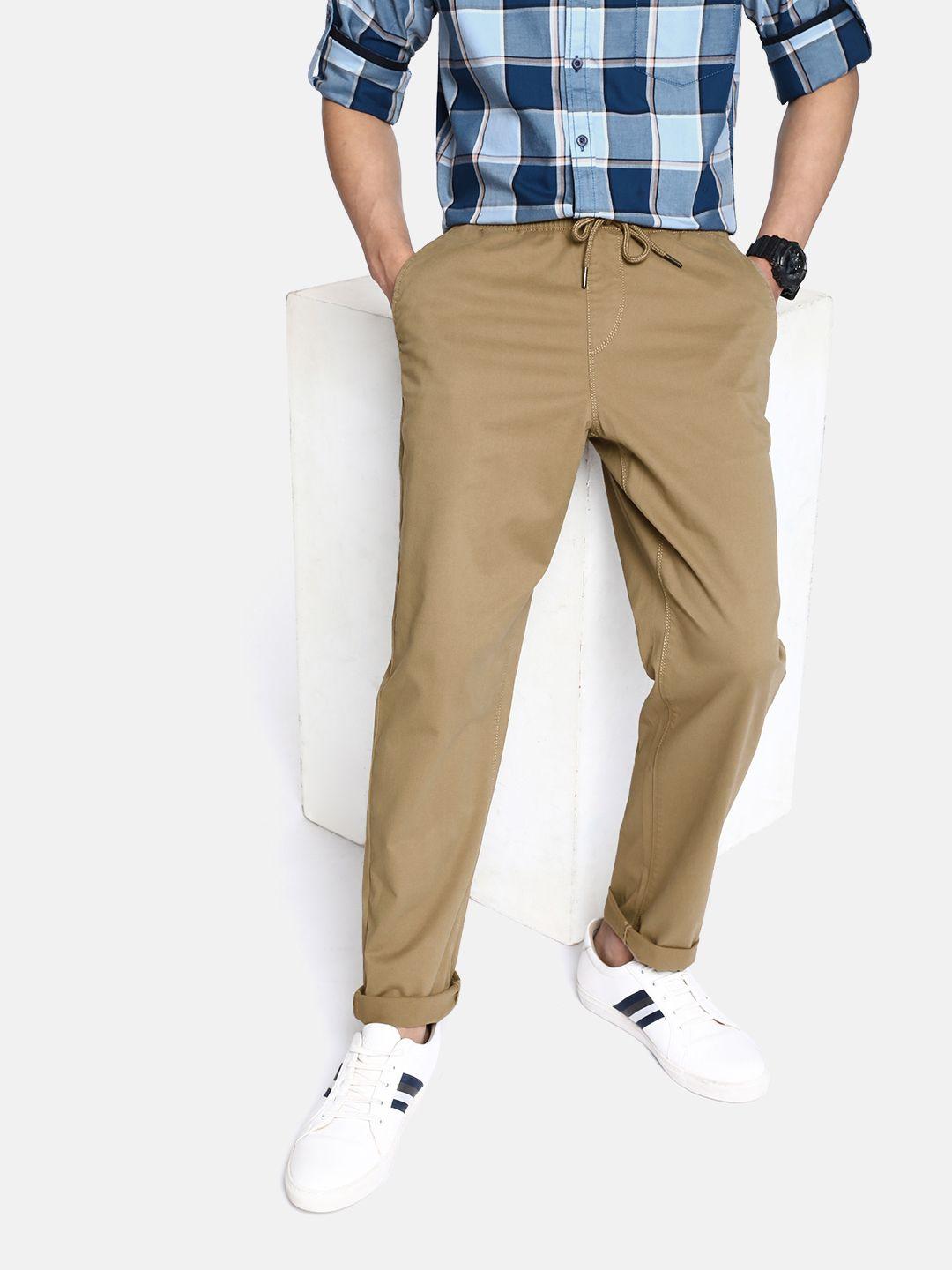 the roadster lifestyle co. men khaki mcw nostalgic back to school work to lounge trousers