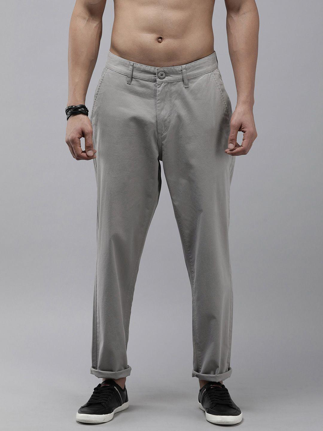 the roadster lifestyle co. men loose fit chinos trousers