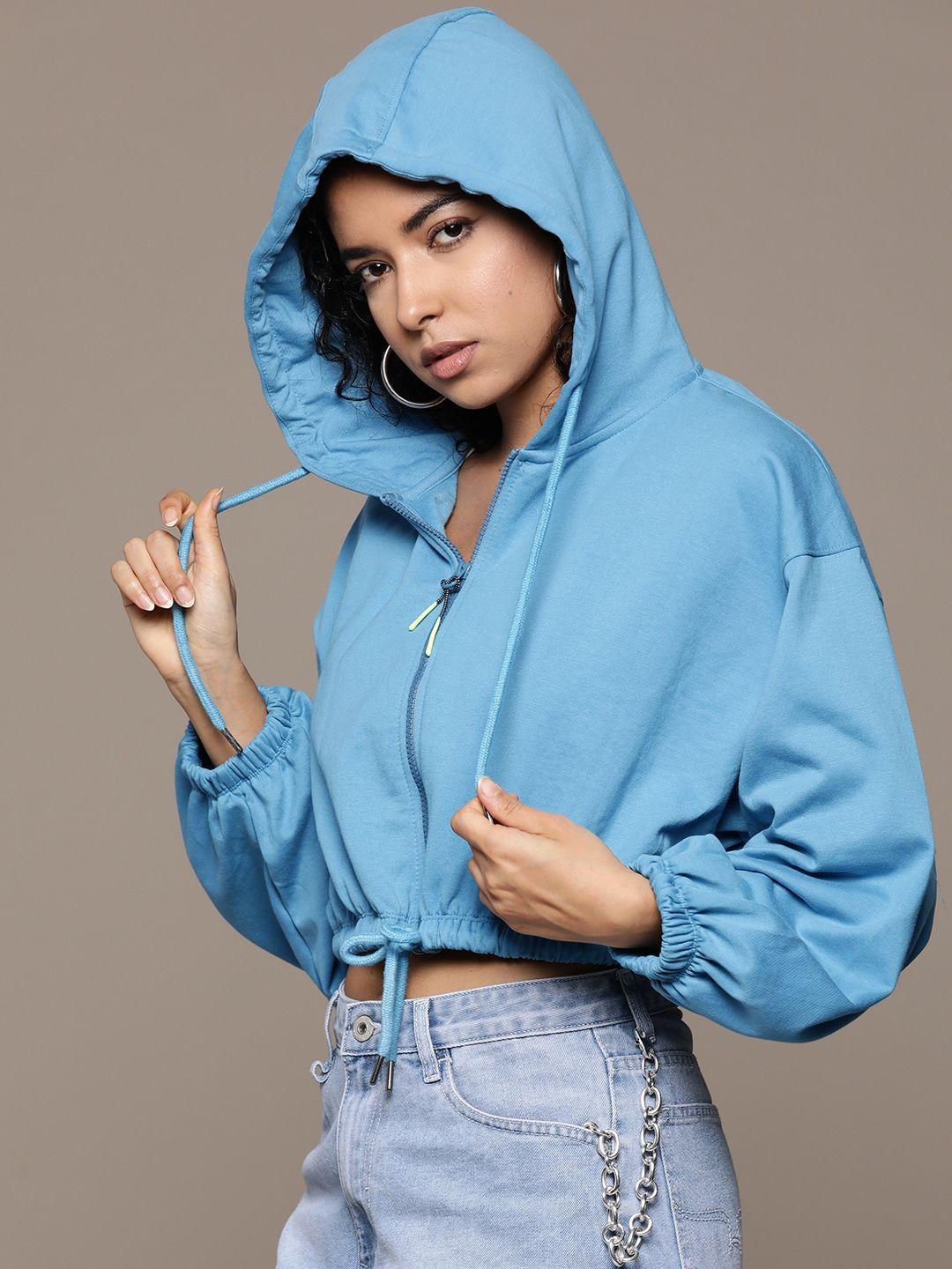 the roadster lifestyle co. oversized crop hooded sweatshirt