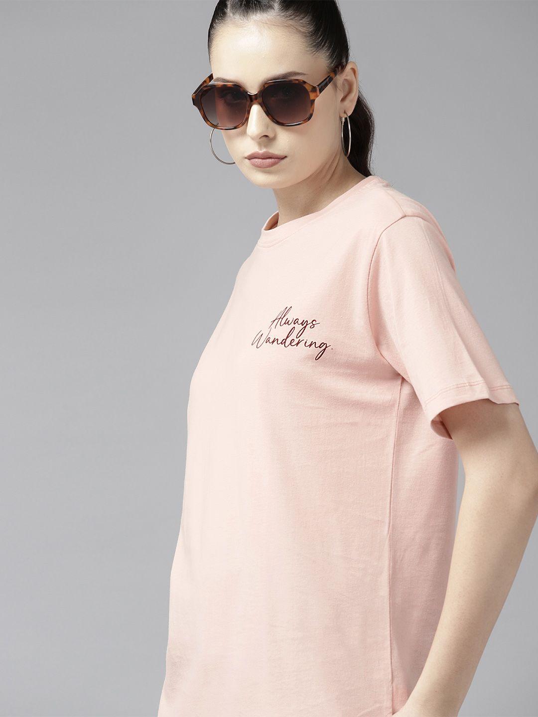 the roadster lifestyle co. printed detail pure cotton oversized t-shirt