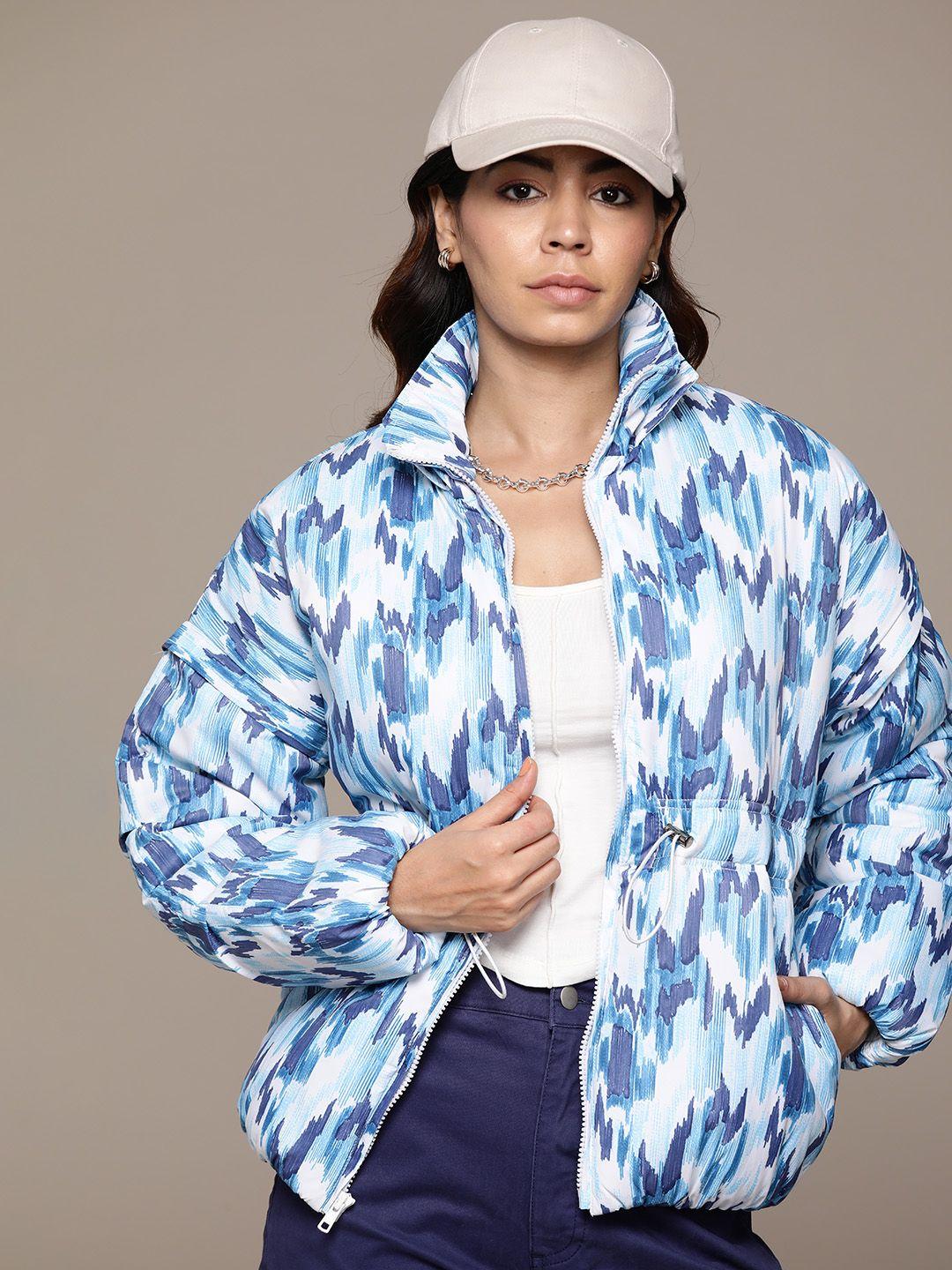 the roadster lifestyle co. printed puffer jacket